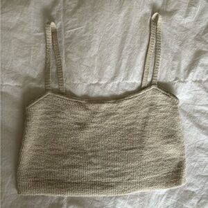 Madewell knit crop tank